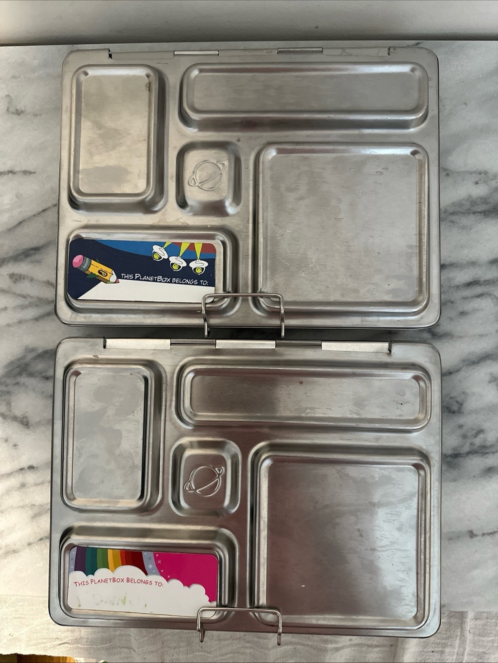 Rover planet box Stainless Steel Compartment Lunch box bento box set of 2 - Picture 2 of 9